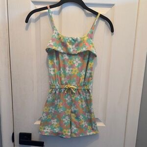 Colorful Floral Kids Romper
